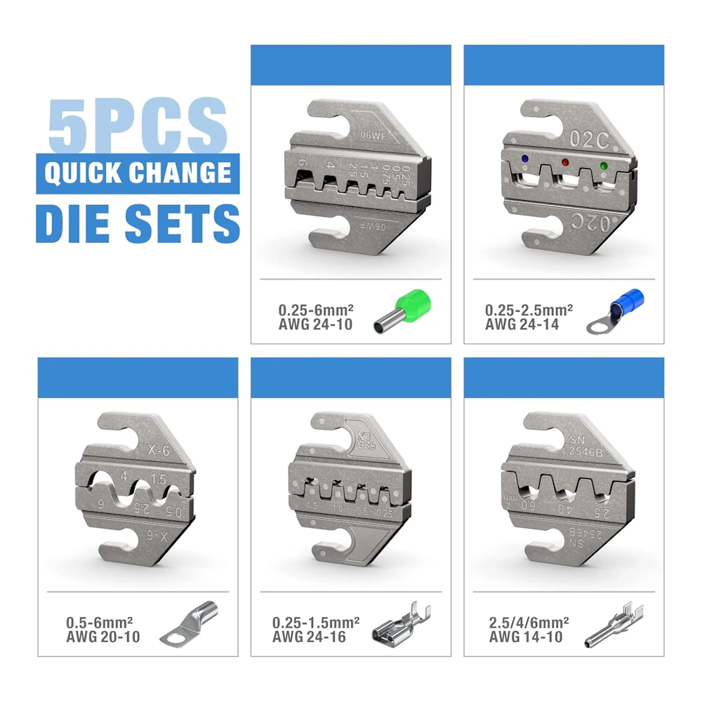 Quick Change Crimping Tool Kit
