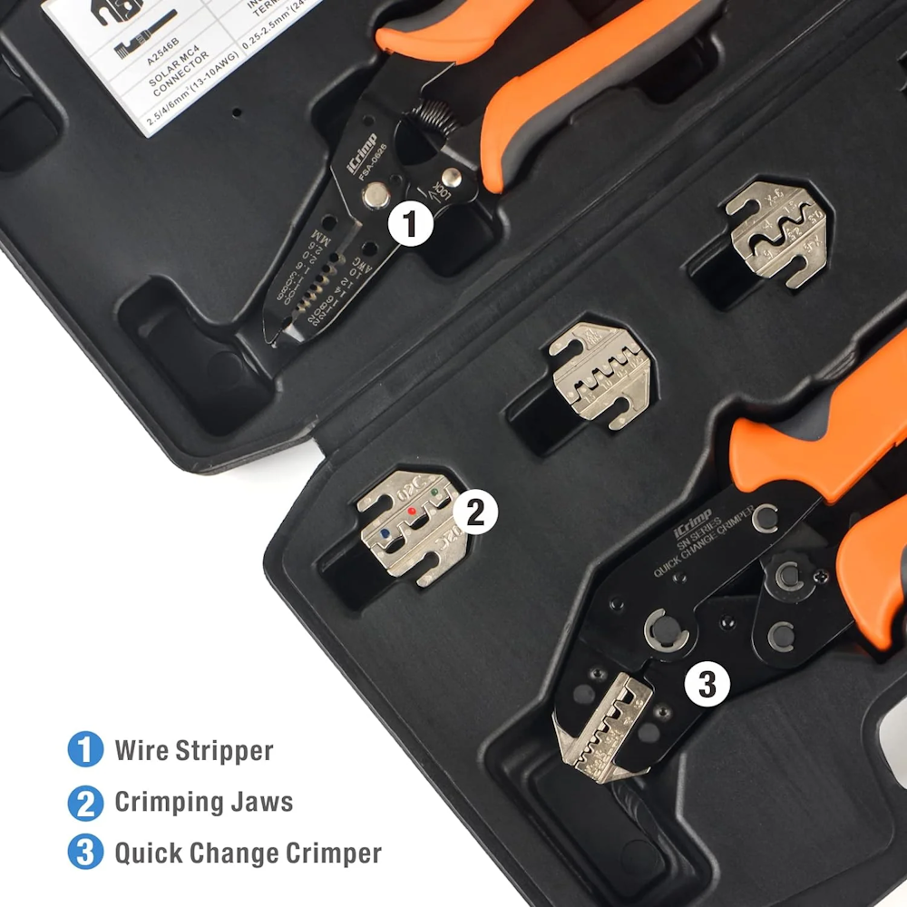 Quick Change Crimping Tool Kit