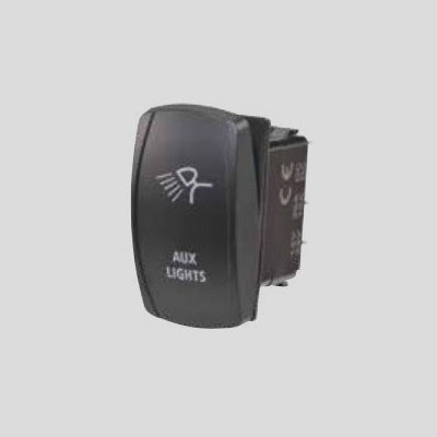 Narva Rocker Switch "Aux Lights" - 63232BL