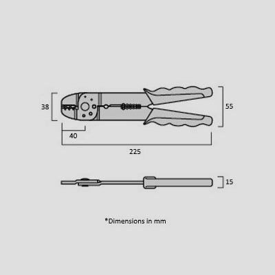 Open Barrel Crimper (JD61)