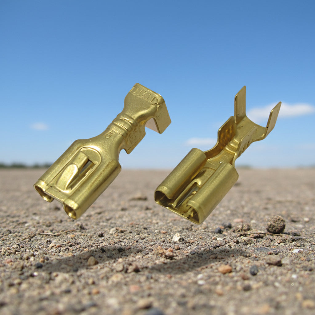 Open Barrel 4.8mm Receptacle - Lock Tang