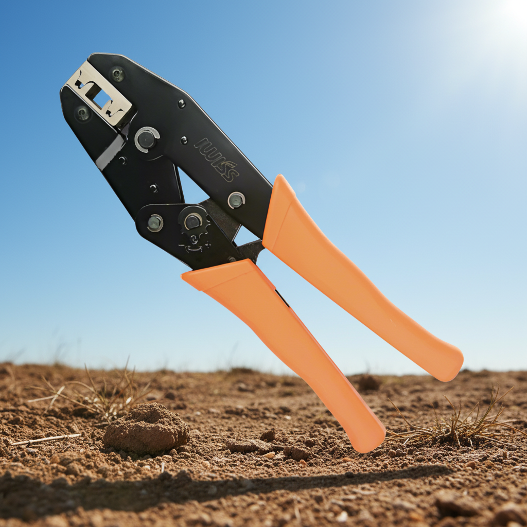 Open Barrel 90° Flag Crimper (IWS-05FL)