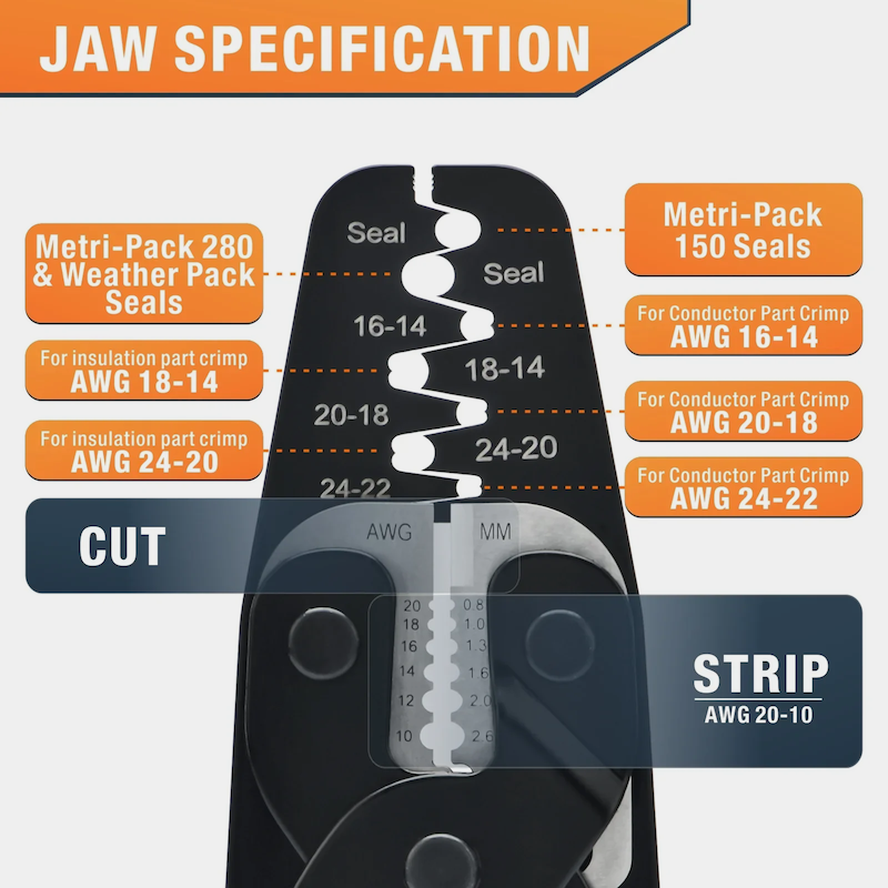 Open Barrel Crimper (IWS-1424AB)