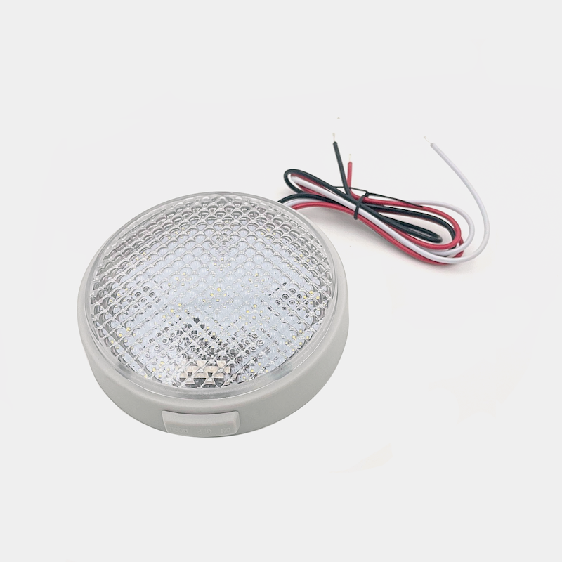 Round Interior Light With Door Switch