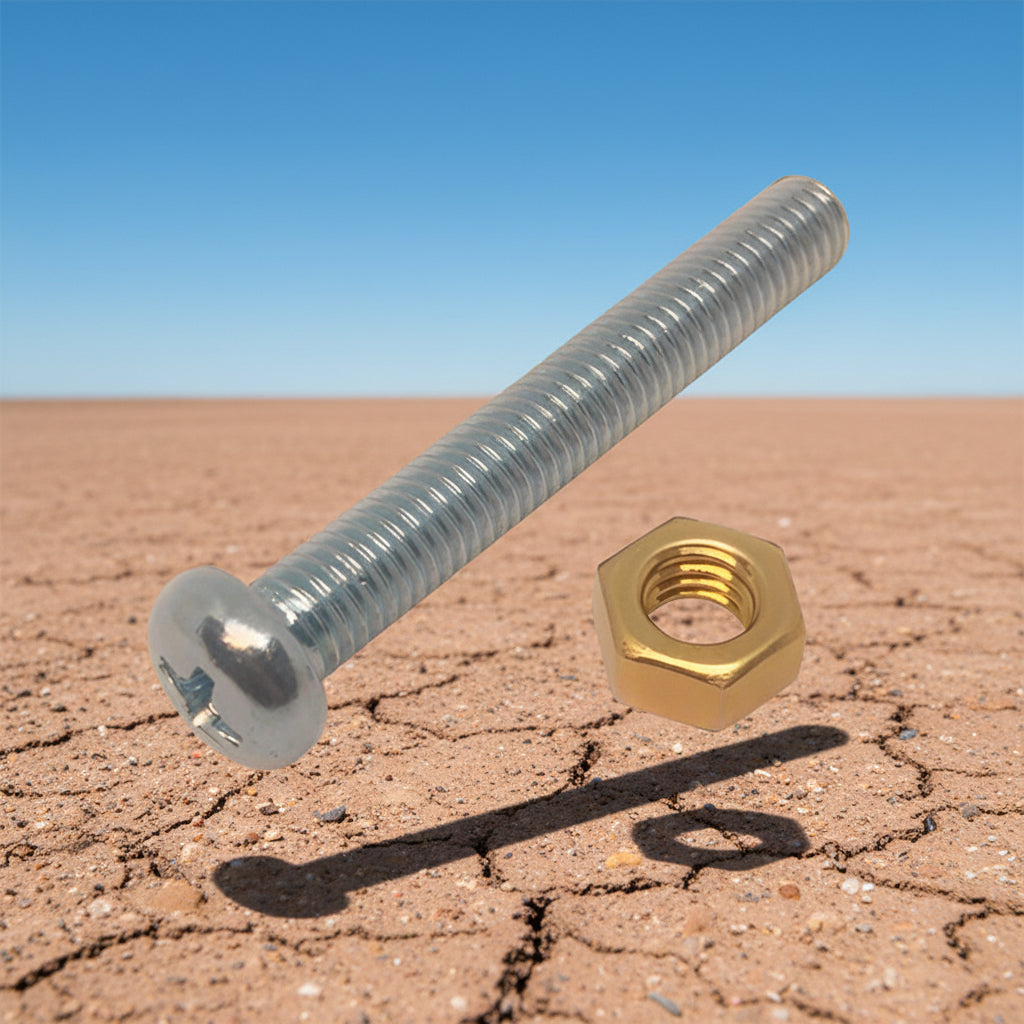 Nut & Bolt - Round Trailer Base Bracket