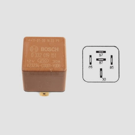 Mini Relays 5 Pin Bosch