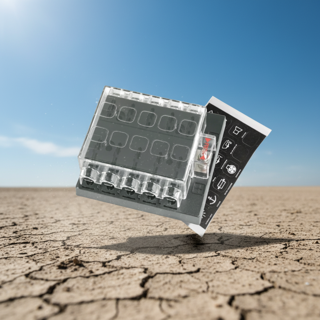 Blade Fuse Box 10 Way Bussed