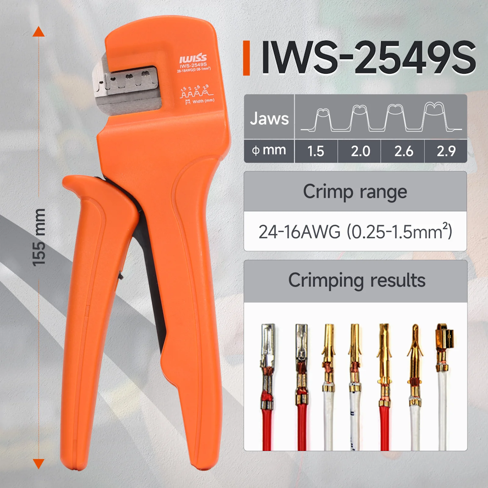 Micro Connector Crimping Tool (IWS-2549S)