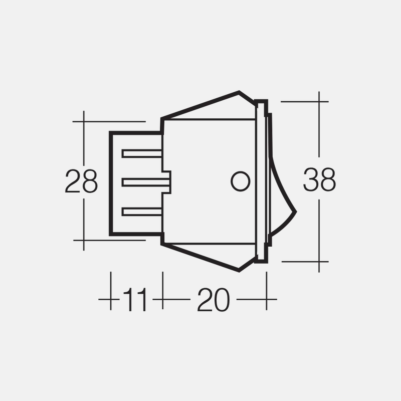 Rocker Switches LED (34.5mmx 20mm)