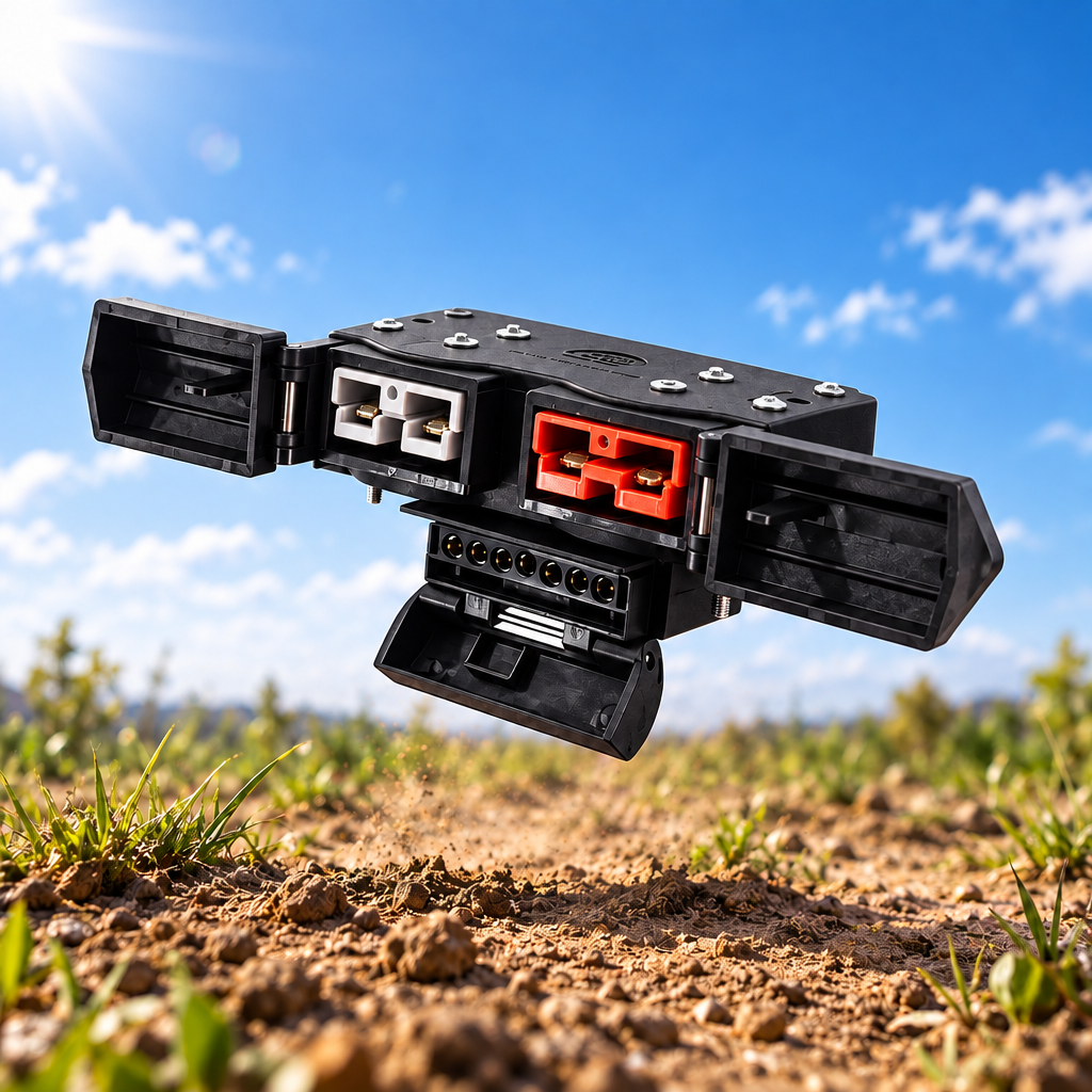 Trailer Vision 7-Pin Socket & Dual 50A Connector Cover