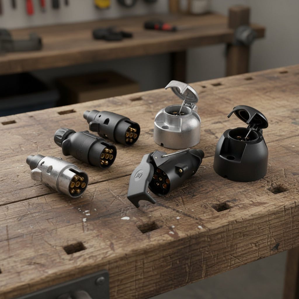 Trailer Connectors Utilux 7 Pole Round