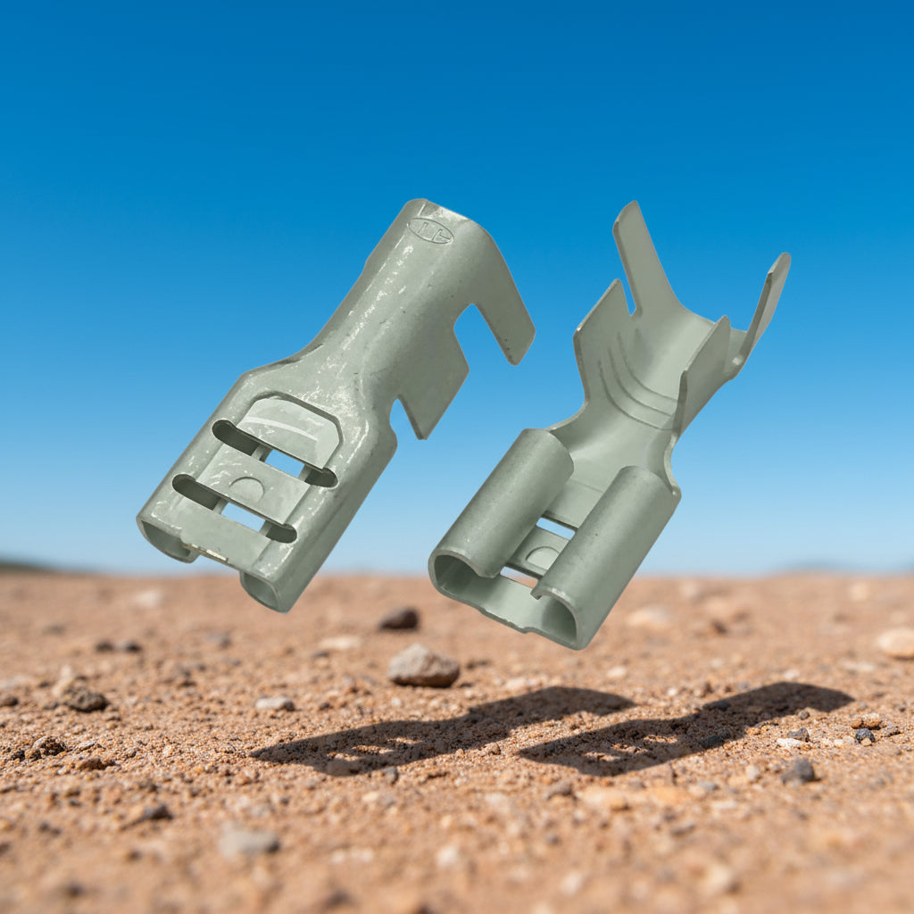 Open Barrel Large 6.3mm Receptacle