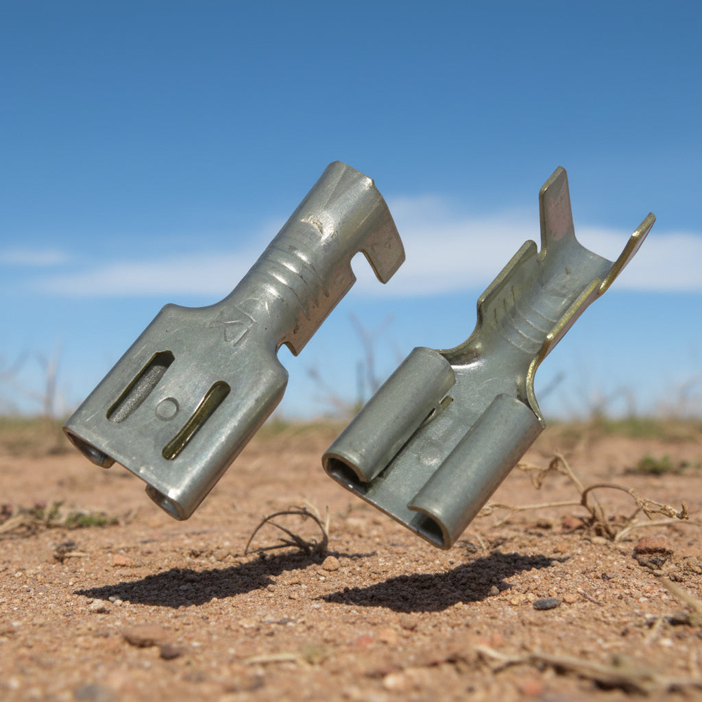 Open Barrel 6.3mm Receptacle