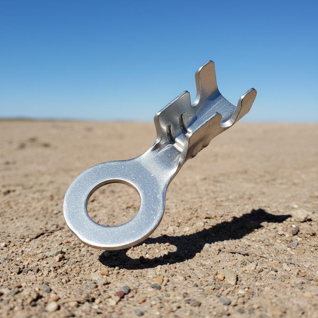 Open Barrel 6.4mm Heavy Duty Eye Terminal