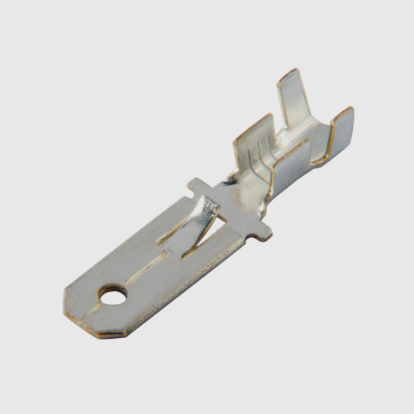 Open Barrel Large Wire 6.3mm Tab - Lock Tang