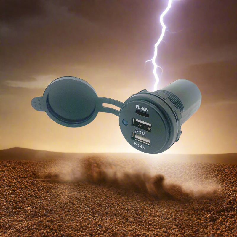 Tusb Socket Twin USB-A + High Powered USB-C Socket