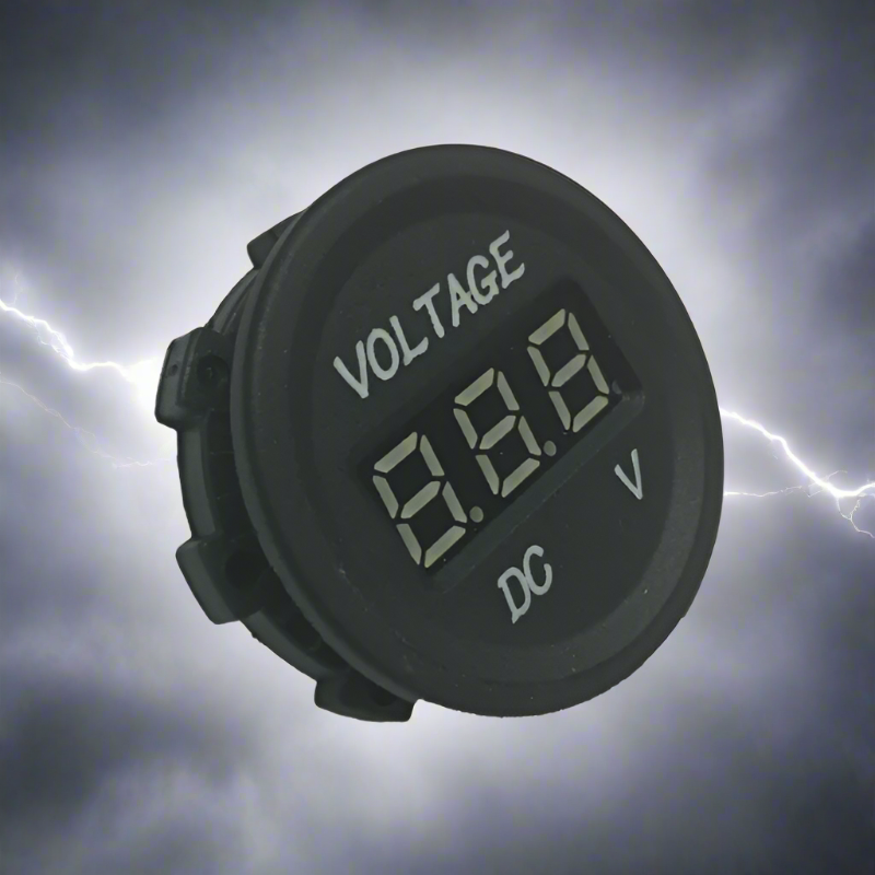 Flush Mount Digital Voltmeter