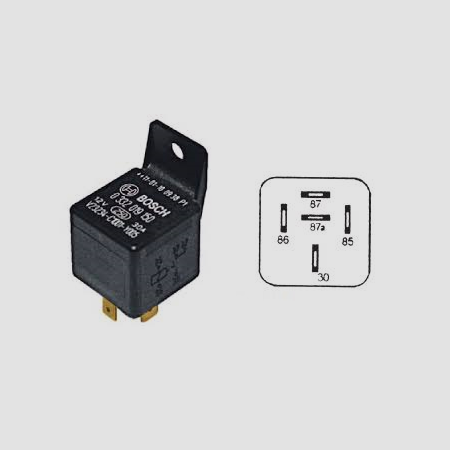 Mini Relays 5 Pin Bosch